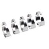 5Pcs 304 Stainless Steel Pie Cuts Tight Radius Deburred Not Welded for Automobiles Exhaust Pipe System Modification