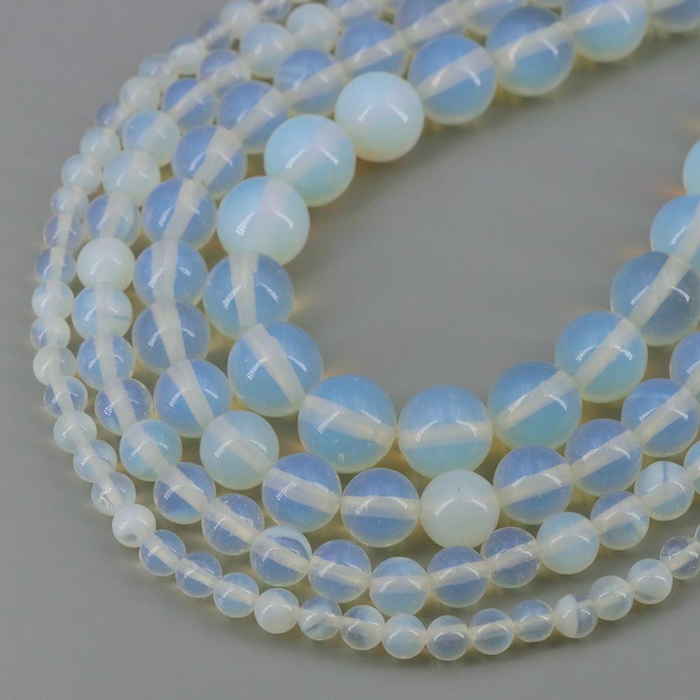 Natural Stone Beads Blue Tiger Eye Crystal Amethyst Rose Quartz Gemstone Bead for Jewelry Making Bracelet Necklace 4/6/8/10MM