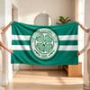 Celtic Football Club (1) Flannel blanket a soft accent for the bedroom and living room and a cozy home gift