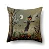 Halloween Pillowcase Car Waist Pillow Pumpkin Sofa Cushion Cover Office Home Living Room Pillowcase