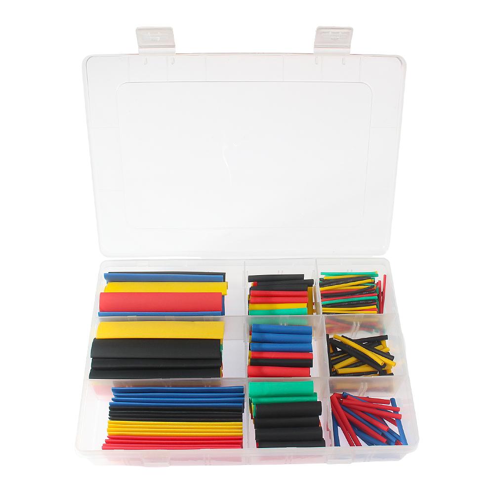 328PCS Heat Shrink Tubing Thermoresistant Tube 2:1 Shrink Wrapping Insulation Cable, Waterproof Shrinkable Sleeve DIY