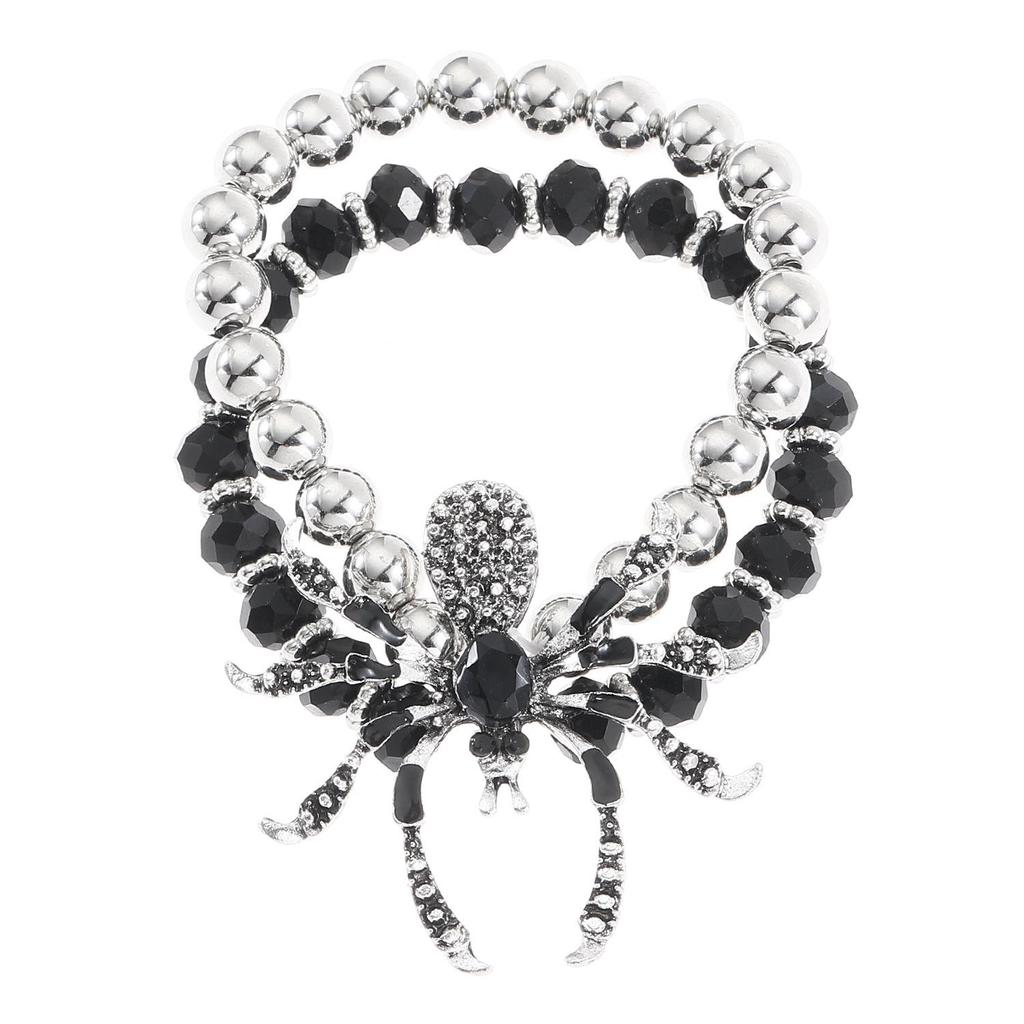 Halloween Spinnenstecker: Dunkler, dreidimensionaler Punk-Stil für einen coolen, ausgefallenen Look - Perfekt für europäische und amerikanische Fashionistas.