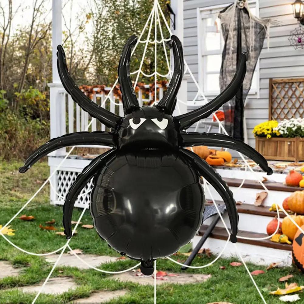 Halloween Pumpkin Spider Spooky Skeleton Decoration Balloons Halloween Theme Party DIY Scene Decoration Inflatable Balloons
