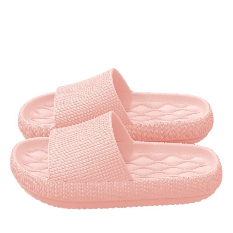 Coole Hausschuhe Damen Oberbekleidung Heimgebrauch rutschfest und geruchshemmend für die Füße Heim Dicksohlig Badezimmer Drinnen Sommer Herren