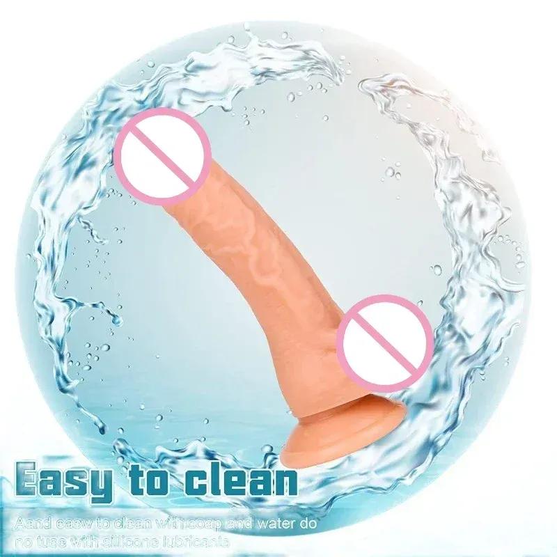 Realistic Dildo with Suction Cup Huge Fake Dick Big Suction Cup Penis Dildos G Spot Massager Sex Toys for Women  Aduls Panties18