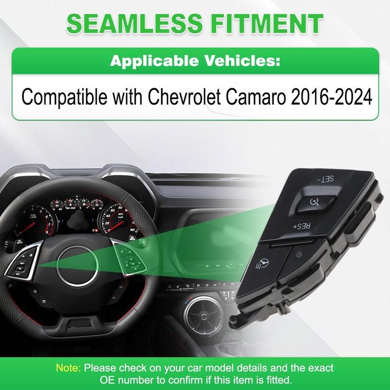For Chevrolet Camaro 2016-2024 Left Side Cruise Steering Wheel Switch Wheel Heating Function 23379500