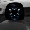 2 Pcs Ghost Car Headrest Covers 2D Stretch Car Interior Decor Car Seat Headcover  All Seasons