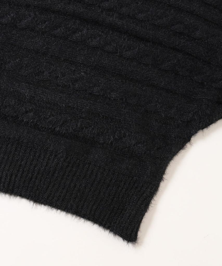 WEGO PHILLY Volume Size Black Off-the-Shoulder Knit, Women's, F,