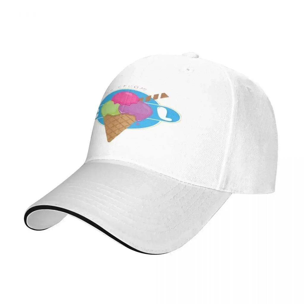 Cute Fun Ice Cream Hat Unisexs Hats Womens Cap Baseball Caps Unisexs Baseball Cap Unisex Hat Baseball Cap