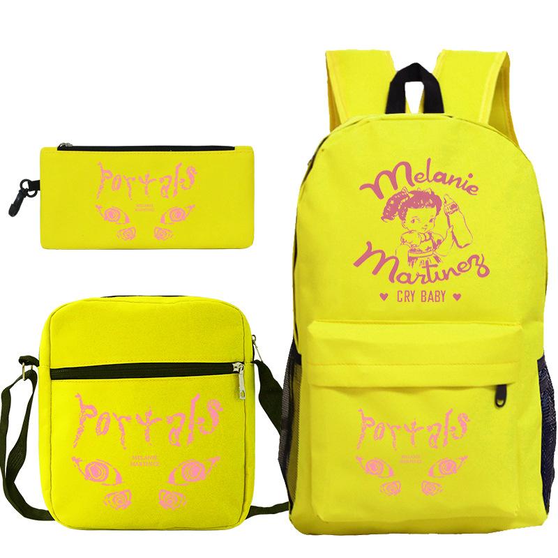 

Мелани Мартинес Модный тренд Периферийный Школьный рюкзак Пенал Набор Набор из трех предметов No Specifications