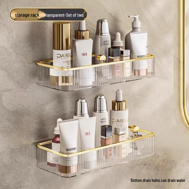 Wall-Mounted Bathroom Storage Shelf