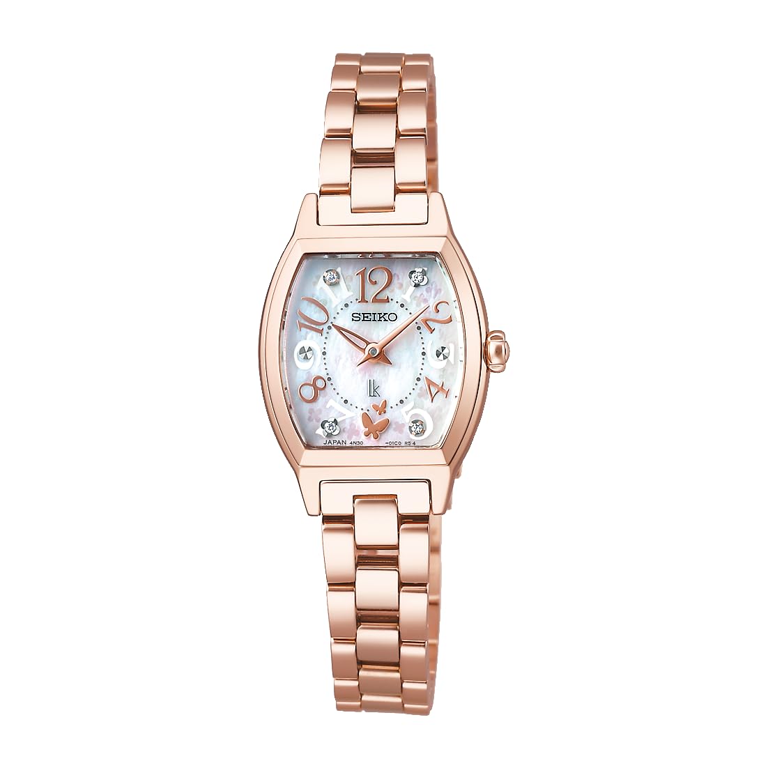 

Watch Rukia Happy Collection edenworks Collaboration Limited Model SSWA014 Silky Pink [Seiko Watch] Women s