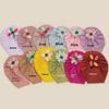 Colorful Floral Baby Girl Pullover Hat with Soft Elastic
