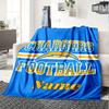 Chargers Football Team Logo Customized Your Name Blanket Lightweight And Comfortable Warm Blanket Suitable For Bed Home Chair Office Sofa Camping