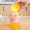 Manual Juicer 450ml Compact Container Non Slip Stable Base Portable Citrus Squeezer for Lemons Limes Oranges Easy to Clean Friendly Kitchen Tool