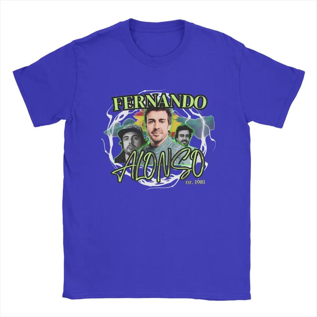 Arrival WoFernando Alonso Bootleg Shirt Accessories Motorcycle Race 100% Cotton T-shirt Clothes Funny Tee Shirt