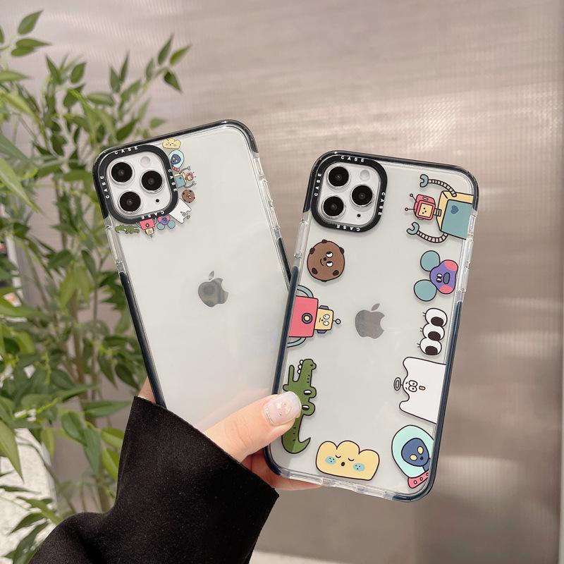 Cartoon Monster IPhone 16, Apple 15 Pro Max Phone Case, Compatible with 14 and 13 Plus, Available in Various Sizes