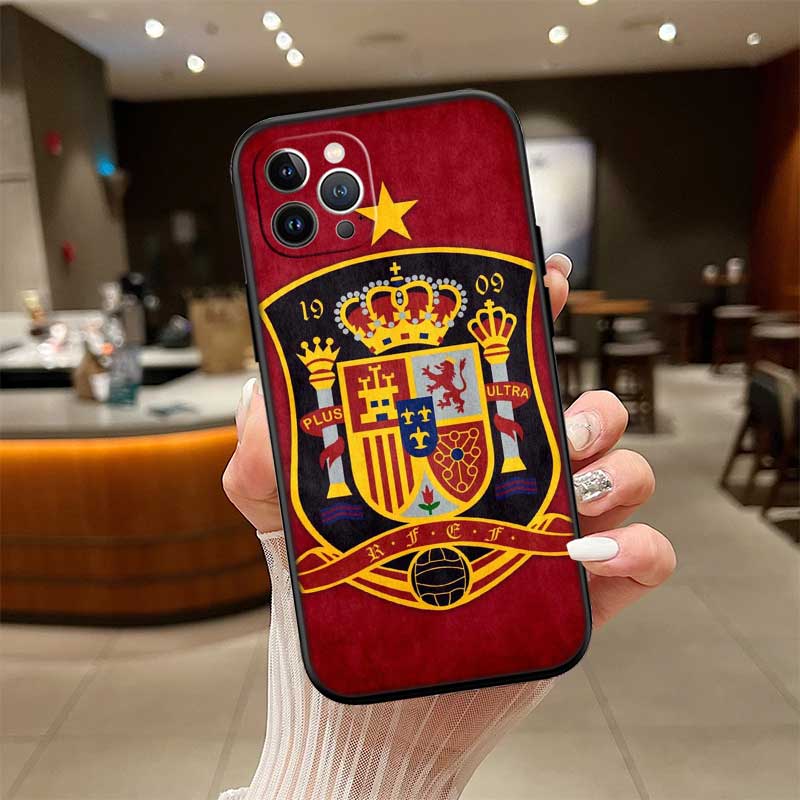 RE54 Spain Flag New High-End Shell Phone Case for Xiaomi Poco F8 M4 M5 M6 M7 X3 X6 X7 Pro GT NFC Ultra
