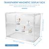 2Pcs Acrylic Display Stand Desktop Multipurpose 3 Tier Display Box Clear Showcase for Collectible Figures and Blind Box Toys