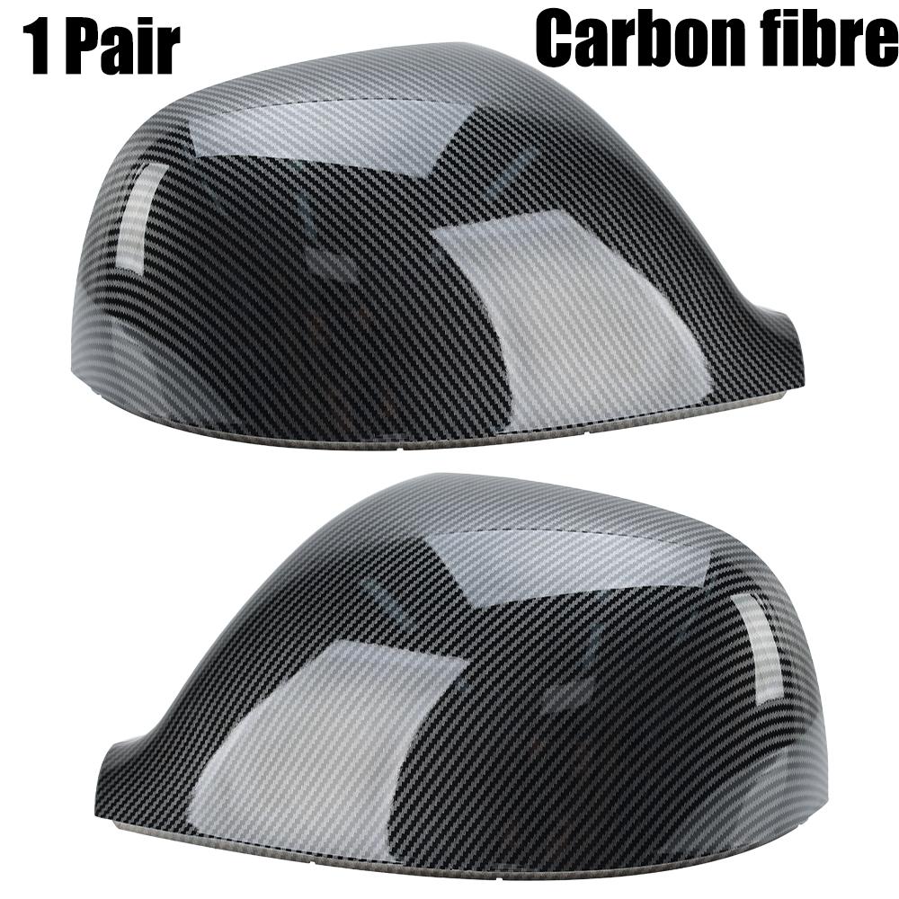 Side Rearview Mirror Cover Caps For VW T5 T6 TRANSPORTER VW Amarok 2010 2011- With Buckle Door Mirror Cover Cap Accessories