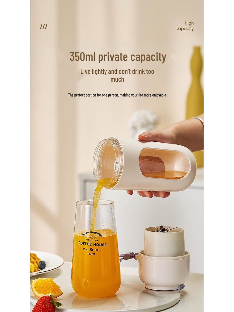 Portable Multifunctional 12-Blade USB Rechargeable Juicer Cup