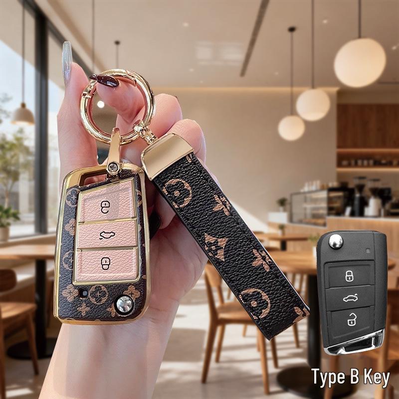 Volkswagen & Range Rover Schlüsseletui für Tiguan, Lavida, Magotan, Sagitar, T-Roc, Teramont, Tayron, Passat