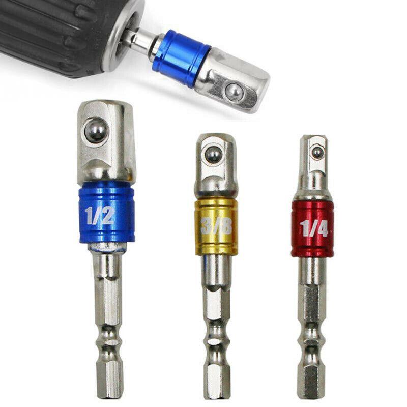 High-quality Impact Driver Extension Set Featuring 1/4 3/8 And 1/2 Inch Adapters