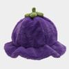 Tomato Winter Fisherman Hat Rolled-up Beanie Hat Cute Plush Bucket Hat  Outdoor