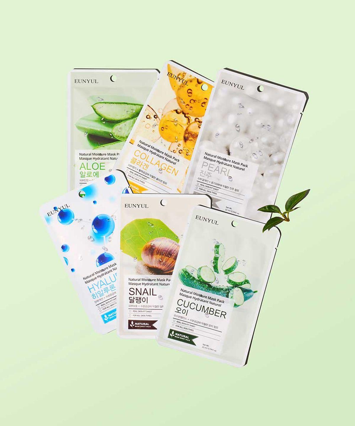 30 Natural Mask Packs (5 of each of 6 types)