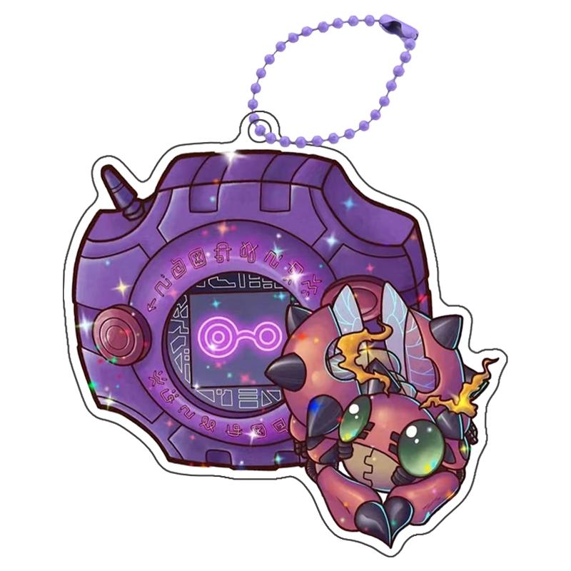 

Anime Digimon Keychains Adventure Agumon Yagami Taichi Ishida Gabumon Diy Acrylic Action Toy Figures Game Collection Pendant 5cm