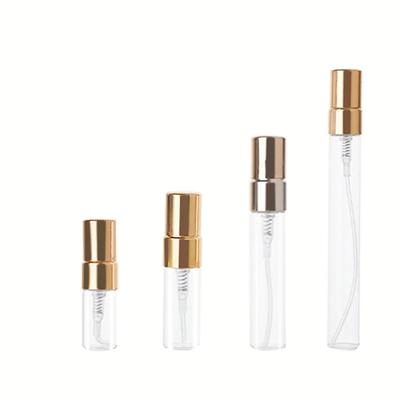 2ML 3ML 5ML 10ML Clear Portable Mini Perfume Glass Bottle Empty Cosmetics Bottle Sample Test Tube Thin Glass Vials Travel Tool
