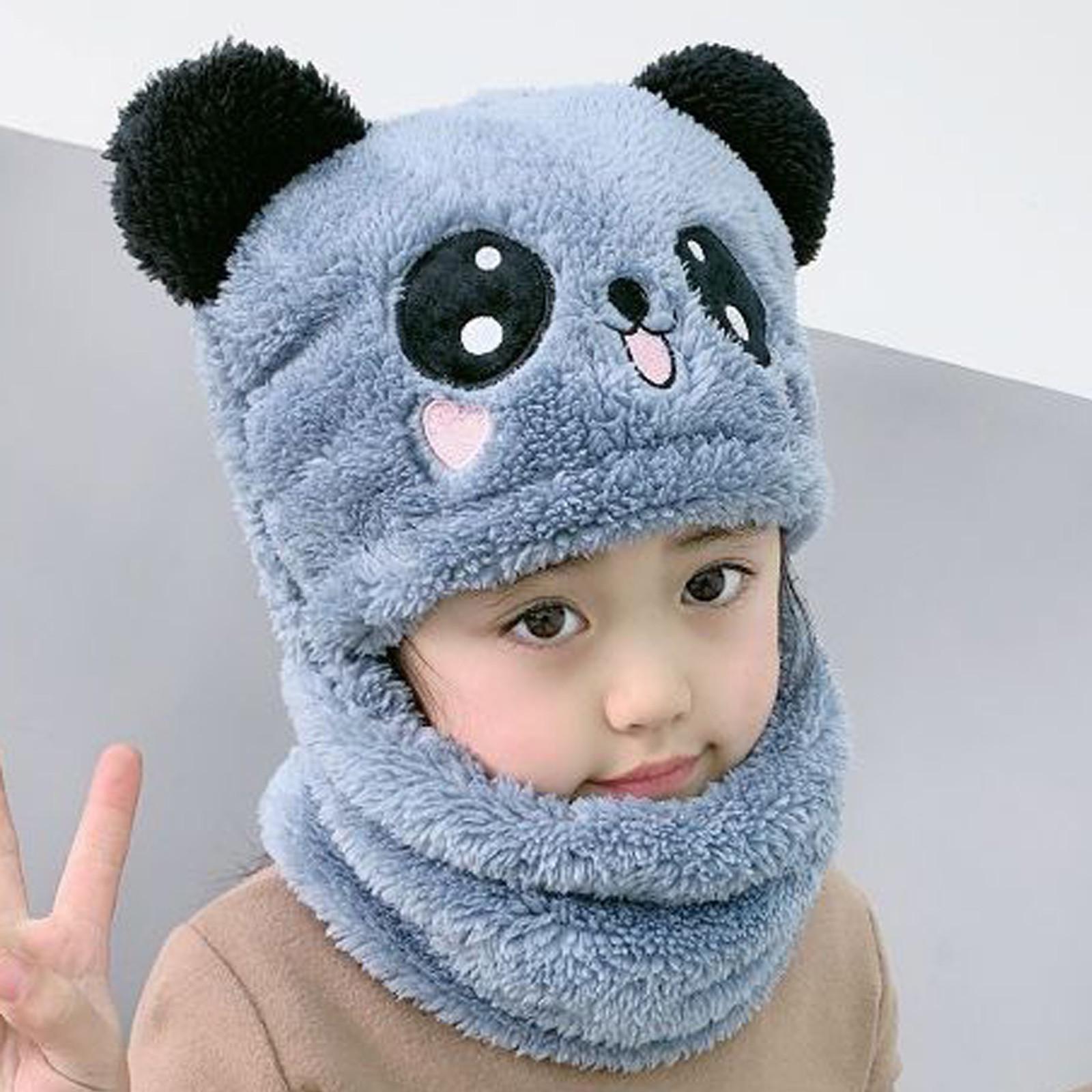 

Шапка-комбинезон для девочек и мальчиков, осенние и зимние шапки, утепленная утепленная крышка для лица и ушей, защитная шапка One size серый