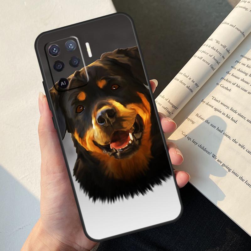 

Rottweiler Dog Case For Oppo A74 A57 A17 A77 A18 A38 A58 A78 A98 A54 A94 A80 A60 A40 A96 A76 A16 A15 A5 Pro OPPO A40 A40m