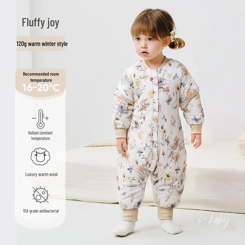 iBaby Wool Baby Sleeping Bag - Autumn/Winter Anti-Kick Quilt