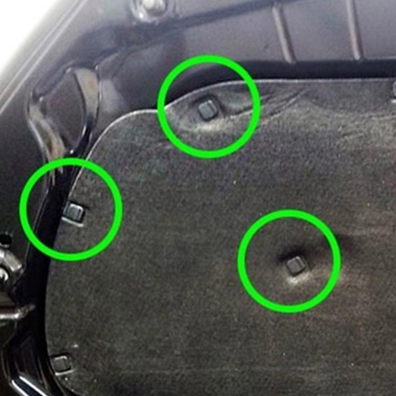 Pack Of 10 Engine Hood Insulation Retainer Clips Plastic Clip Insulation Retainers for Secure Fastening & Maintenance