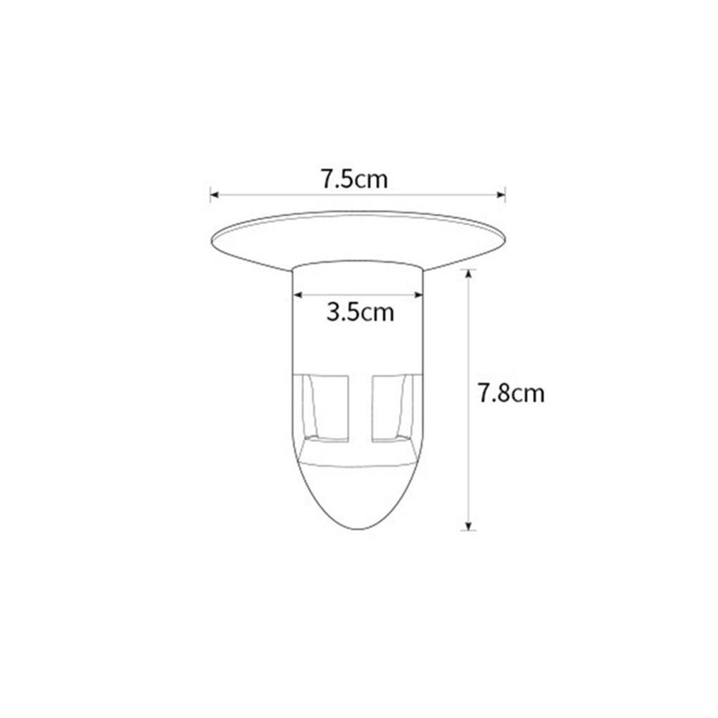 Shower Floor Drain Lightweight 360° Deodorant Drains Plastic Backflow Preventer Insect-Proof Anti-Odor Sewer Core Bathroom