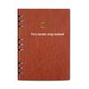 Deli B5 Loose-Leaf Writing Notebook