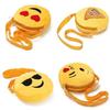 Cute Kids Mini Emoji Coin Purse Case Funny Plush Bag Shoulder Strap Rucksack