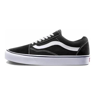 ComfyCush Old Skool Fashion Versatil Confortabil Absorbant de șoc Durabil Pantofi Casual cu Top Jos Sneaker Copii Negru VNOA3WMAVNE