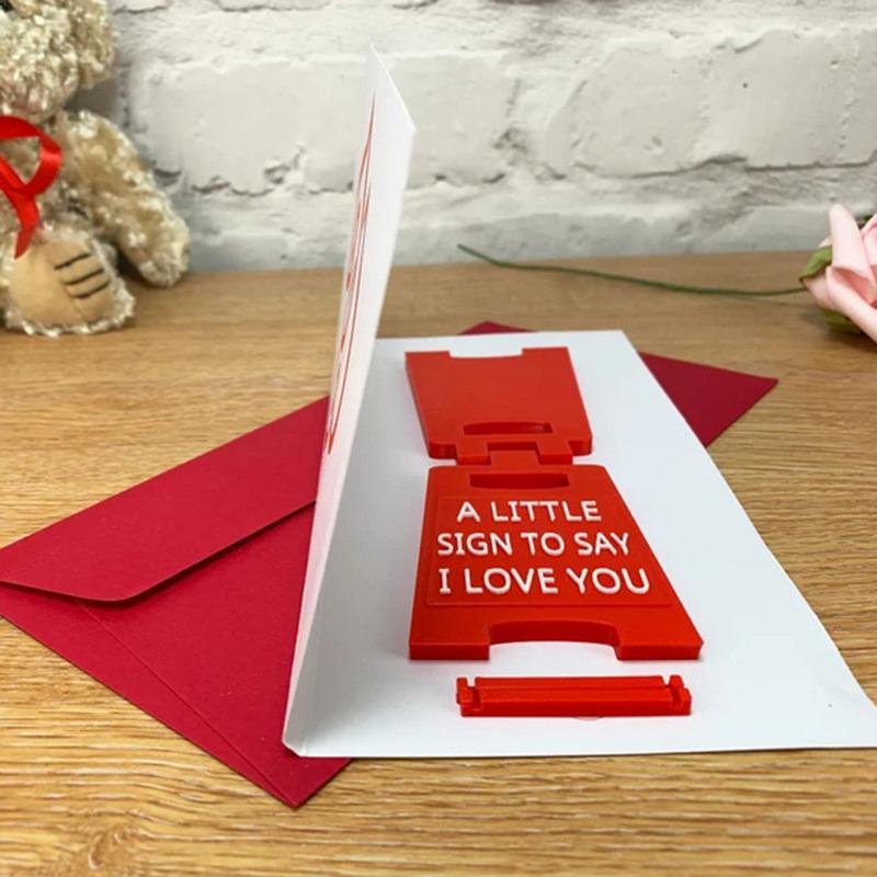 Christmas Valentine's Day Decoration Card Fun and creative signage ornaments holiday greeting cards Christmas Valentine Day gift