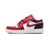 Air 1 Low PS Reverse Black Toe Kids Sneakers Red White Gym-Red BQ6066-163