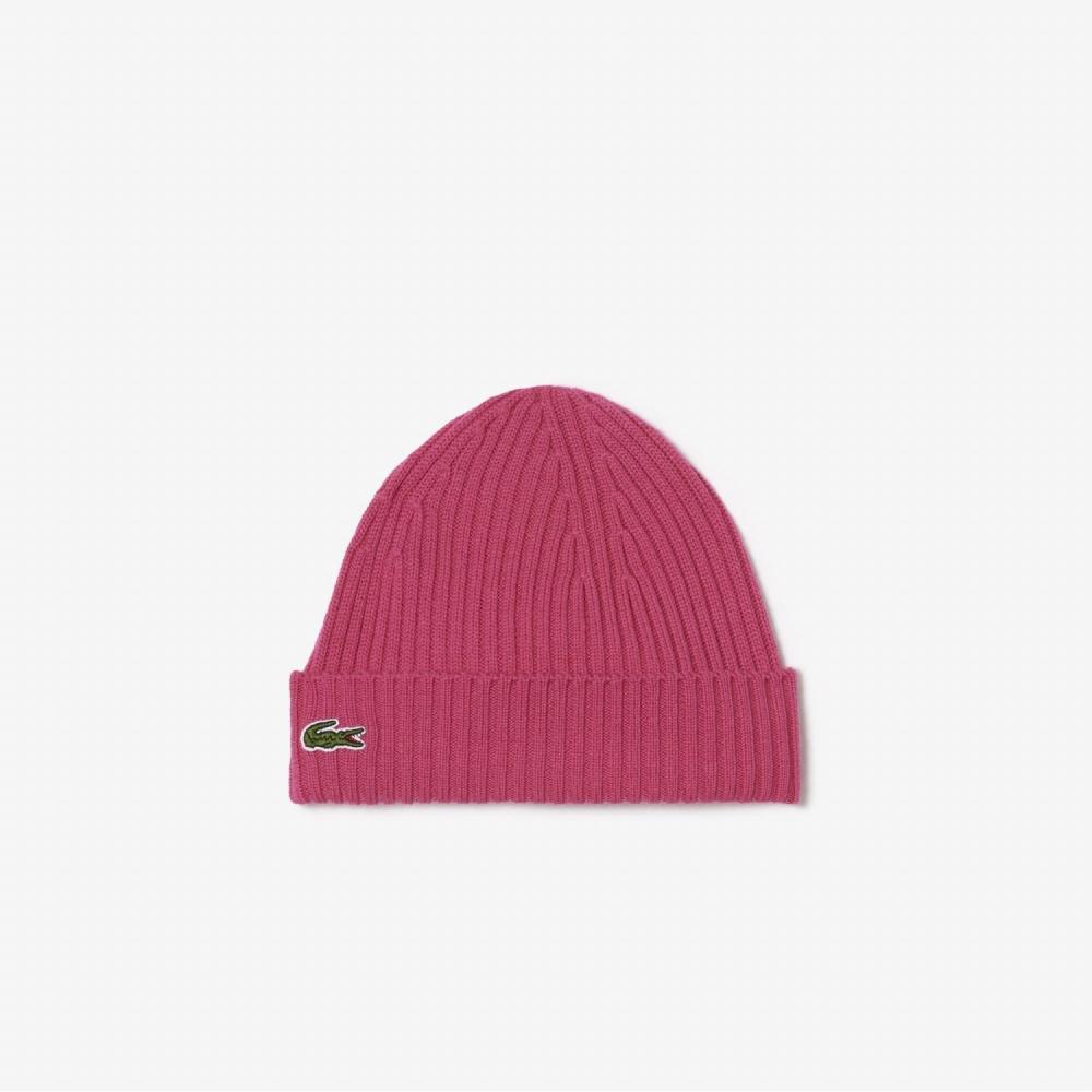 

ШАПКА LACOSTE ИЗ ШЕРСТИ В РЕБКУ RB0001 53N SQI