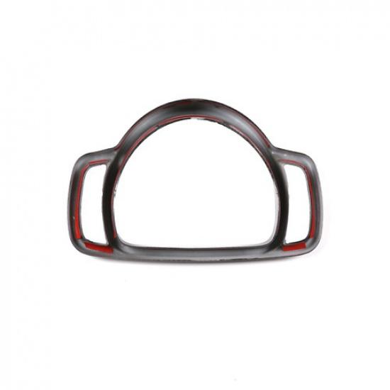 ABS Carbon Fiber Dashboard Decorative Frame Trim For Mercedes-Benz Smart 09-15
