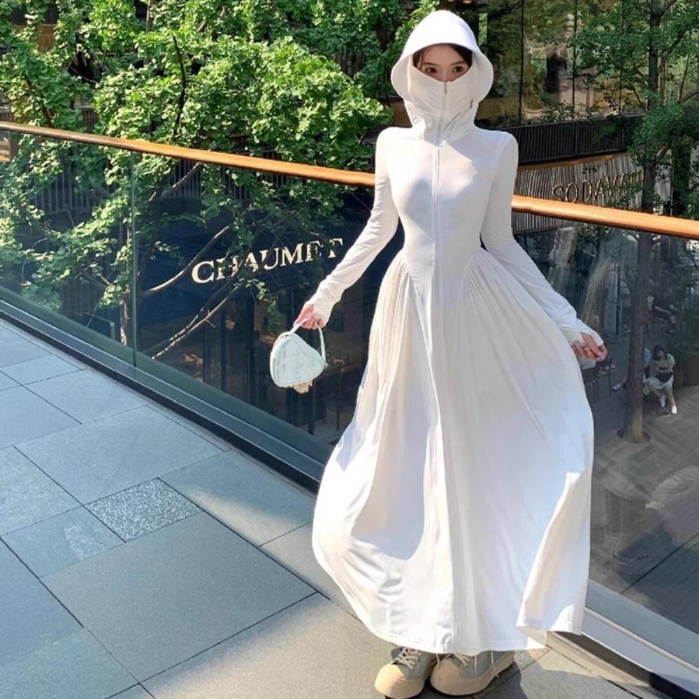 Breathable Sun Protection Clothing Lightweight Sunscreen Dress Fashion Women's Hoodie  Summer
