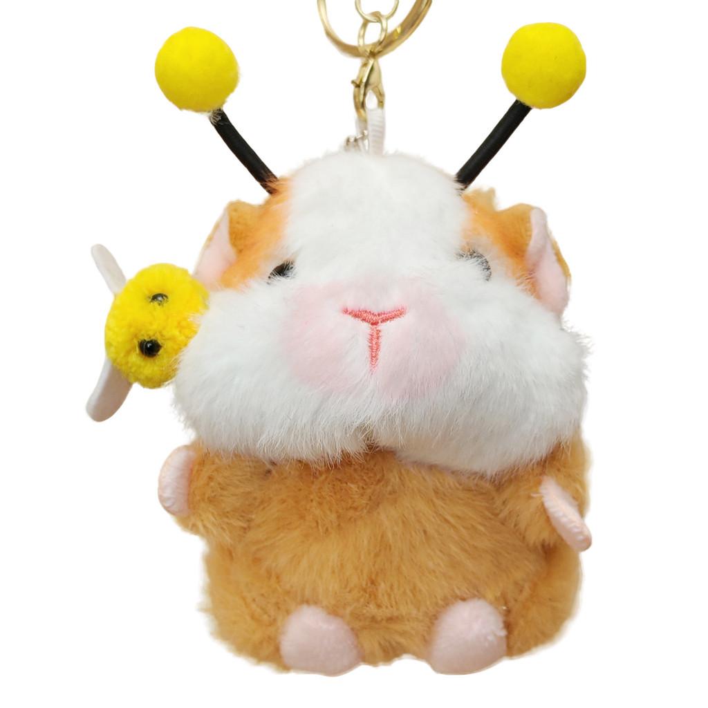 Hamster Plush Toy Keychain With Pp Cotton Filling For Kids And Collectors