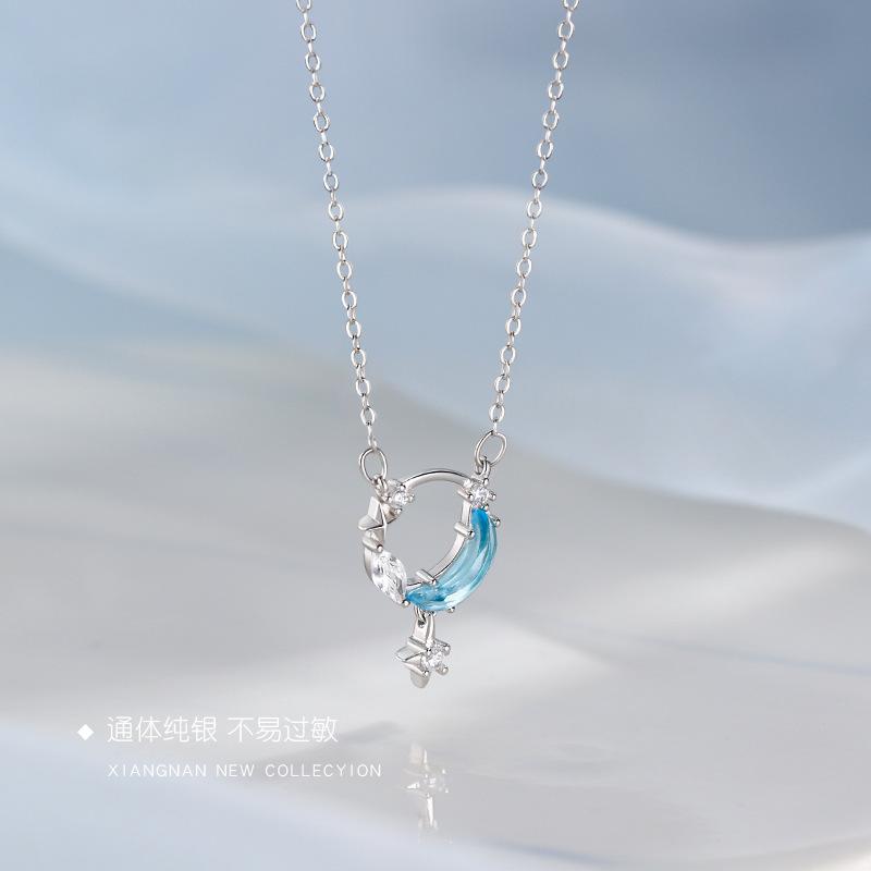 Ring Clavicle Chain Light Luxury Niche Design Winter Necklace Women's New Sweater Chain