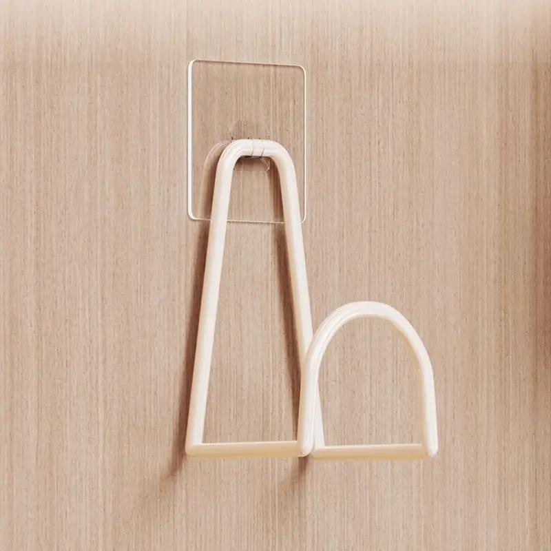 1Pc Adhesive Cap Storage Rack Wall Mount No Drilling Damage Free Hat Organizer for Bedroom Entryway Dorm Use