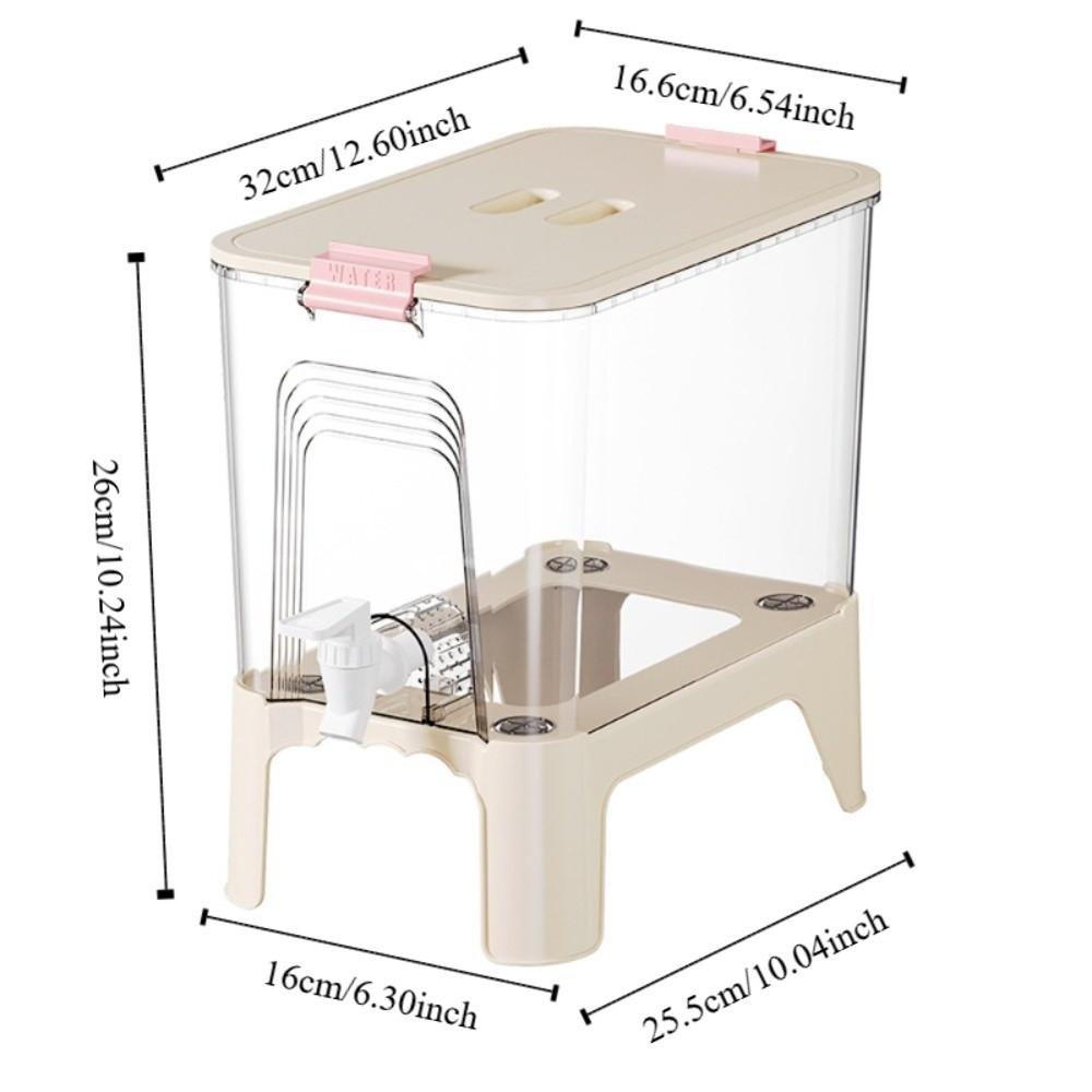 Plastic 6.5L Cold Drink Dispenser Large Capacity Beverage Dispenser Fridge Cold Kettle  Lemonade