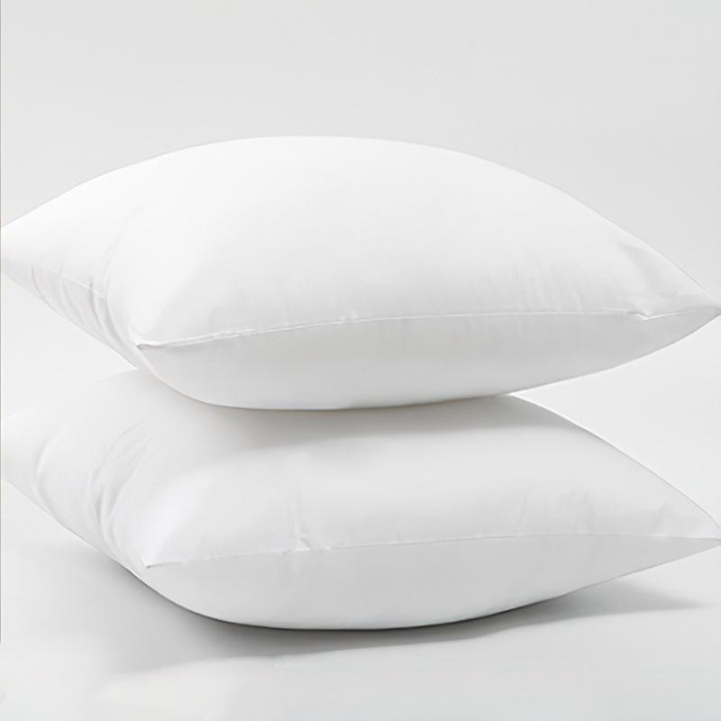 PP Cotton Brushed Cloth Pillow Core - Slow Rebound Feather Silk Non-Woven Square Cotton Pillow Pair.
