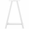 Vidaxl Coffee Table Legs, 2 Pcs, White, 50X(72-73) Cm, Steel